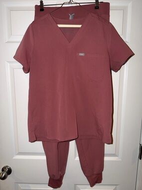 Figs Mauve Scrub Set